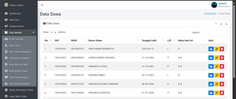 Buku Induk